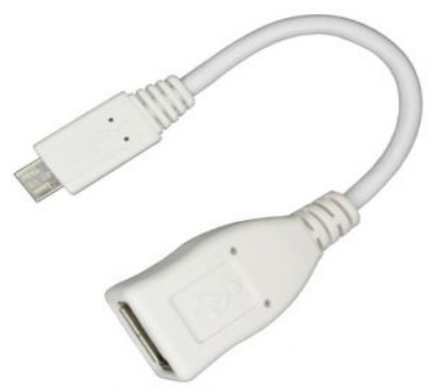 Переходник MicroUSB для подключения внешних устройств и накопителей